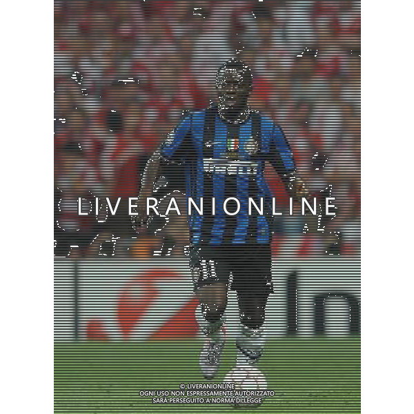 Champions League 2009/2010 Finale Madrid (Santiago Bernabeu) - 22.05.2010 FC Bayern Monaco- FC Inter Nella Foto:MUNTARI SULLEY /Ph.Vitez-Ag. Aldo Liverani