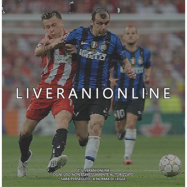 Champions League 2009/2010 Finale Madrid (Santiago Bernabeu) - 22.05.2010 FC Bayern Monaco- FC Inter Nella Foto:PANDEV GORAN-OLIC IVICA /Ph.Vitez-Ag. Aldo Liverani