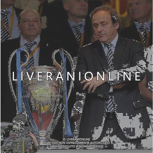 Champions League 2009/2010 Finale Madrid (Santiago Bernabeu) - 22.05.2010 FC Bayern Monaco- FC Inter Nella Foto:PLATINI MICHEL /Ph.Vitez-Ag. Aldo Liverani