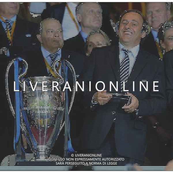 Champions League 2009/2010 Finale Madrid (Santiago Bernabeu) - 22.05.2010 FC Bayern Monaco- FC Inter Nella Foto:PLATINI MICHEL /Ph.Vitez-Ag. Aldo Liverani