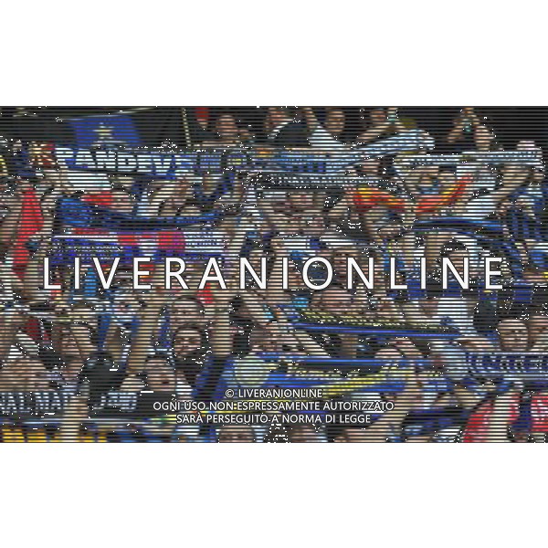 Champions League 2009/2010 Finale Madrid (Santiago Bernabeu) - 22.05.2010 FC Bayern Monaco- FC Inter Nella Foto:TIFOSI INTER /Ph.Vitez-Ag. Aldo Liverani