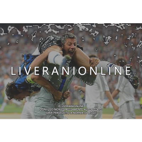 Champions League 2009/2010 Finale Madrid (Santiago Bernabeu) - 22.05.2010 FC Bayern Monaco- FC Inter Nella Foto:TOLDO FRANCESCO-ZANETTI JAVIER /Ph.Vitez-Ag. Aldo Liverani