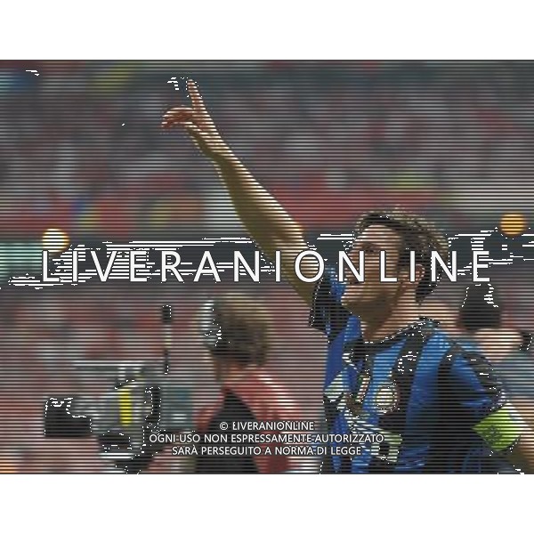 Champions League 2009/2010 Finale Madrid (Santiago Bernabeu) - 22.05.2010 FC Bayern Monaco- FC Inter Nella Foto:ZANETTI JAVIER /Ph.Vitez-Ag. Aldo Liverani