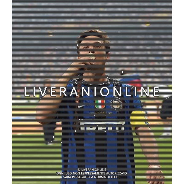 Champions League 2009/2010 Finale Madrid (Santiago Bernabeu) - 22.05.2010 FC Bayern Monaco- FC Inter Nella Foto:ZANETTI JAVIER /Ph.Vitez-Ag. Aldo Liverani