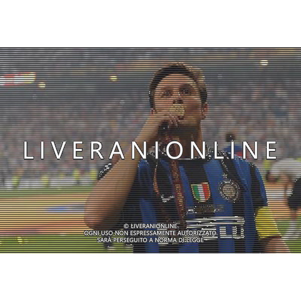 Champions League 2009/2010 Finale Madrid (Santiago Bernabeu) - 22.05.2010 FC Bayern Monaco- FC Inter Nella Foto:ZANETTI JAVIER /Ph.Vitez-Ag. Aldo Liverani