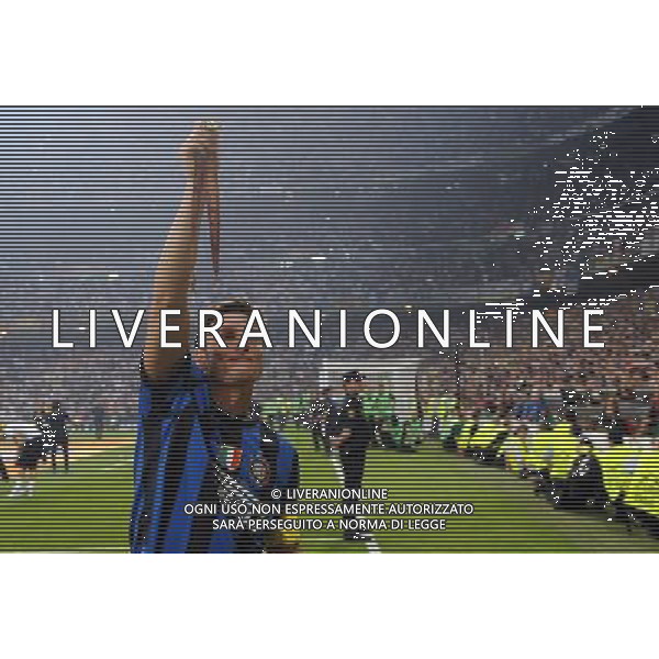 Champions League 2009/2010 Finale Madrid (Santiago Bernabeu) - 22.05.2010 FC Bayern Monaco- FC Inter Nella Foto:ZANETTI JAVIER /Ph.Vitez-Ag. Aldo Liverani