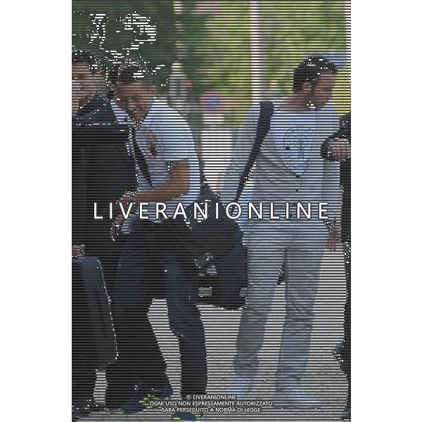 23-05-2010 Venaria Reale (To) Sport-Calcio Nazionale Italiana alla Reggia di Venaria Reale Nella foto: giampaolo Pazzini angelo palombo ©Manuela Viganti/ALDO LIVERANI