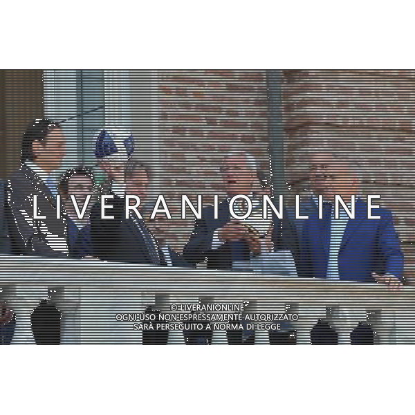 23-05-2010 Venaria Reale (To) Sport-Calcio Nazionale Italiana alla Reggia di Venaria Reale Nella foto: Marcello Lippi e Fabrizio Del Noce direttore della Reggia di Venaria ©Manuela Viganti/ALDO LIVERANI