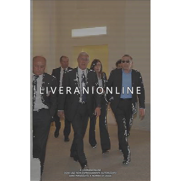 23-05-2010 Venaria Reale (To) Sport-Calcio Nazionale Italiana alla Reggia di Venaria Reale Nella foto: Pezzotti, Lippi e Riva ©Manuela Viganti/ALDO LIVERANI