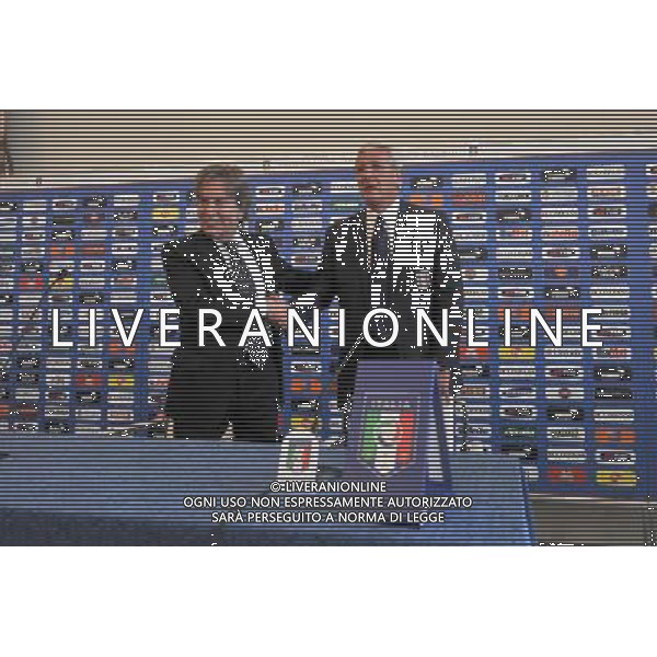 23-05-2010 Venaria Reale (To) Sport-Calcio Nazionale Italiana alla Reggia di Venaria Reale Nella foto: Marcello Lippi e Fabrizio Del Noce direttore della Reggia di Venaria ©Manuela Viganti/ALDO LIVERANI