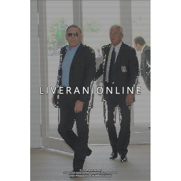 23-05-2010 Venaria Reale (To) Sport-Calcio Nazionale Italiana alla Reggia di Venaria Reale Nella foto: Marcello Lippi e Gigi Riva ©Manuela Viganti/ALDO LIVERANI