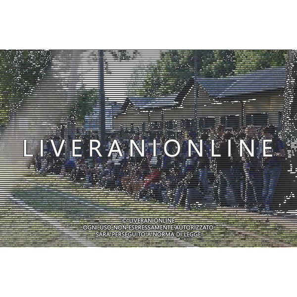 RITORNO A CASA DEI TIFOSI DELL\'INTER CALCIO DOPO LA FESTA ALLO STADIO MEAZZA DI SANSIRO A MILANO PER LA VINCITA DELLA CHAMPIONS LEAGUE CONTRO IL BAYERN MONACO A MADRID foto Antonio Sorano - Ag. Aldo Liverani sas