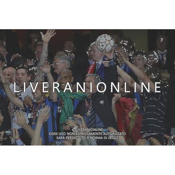 firo CALCIO SPORT Fu§ball Fussball 22.05.2010 Champions League Finale BAYERN MONACO INTER FC Bayern MŸnchen - Inter Mailand, 0:2 Champions League Sieger Inter Mailand nella foto Jose\' Mourinho ph:firosportfoto/ALDO LIVERANI ITALY ONLY