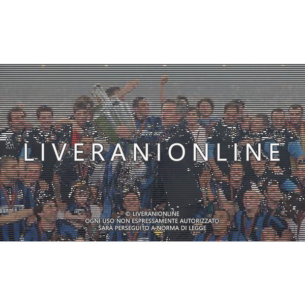 firo CALCIO SPORT Fu§ball Fussball 22.05.2010 Champions League Finale BAYERN MONACO INTER FC Bayern MŸnchen - Inter Mailand, 0:2 Champions League Sieger Inter Mailand nella foto Jose\' Mourinho ph:firosportfoto/ALDO LIVERANI ITALY ONLY