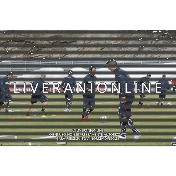 23-05-2010 Sestriere (TO) Allenamento Nazionale Pre Mondiale 2010 Nella foto: Bocchetti, Cassani, Camoranesi ©falzone/ALDO LIVERANI