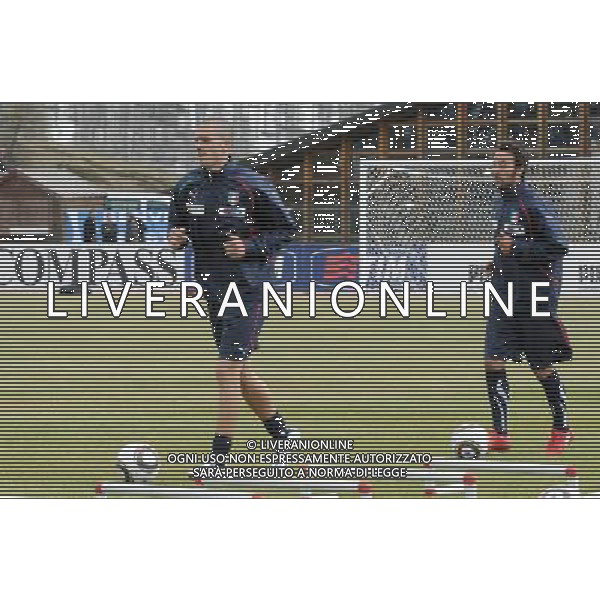 23-05-2010 Sestriere (TO) Allenamento Nazionale Pre Mondiale 2010 Nella foto: Bonucci e Cassani ©falzone/ALDO LIVERANI