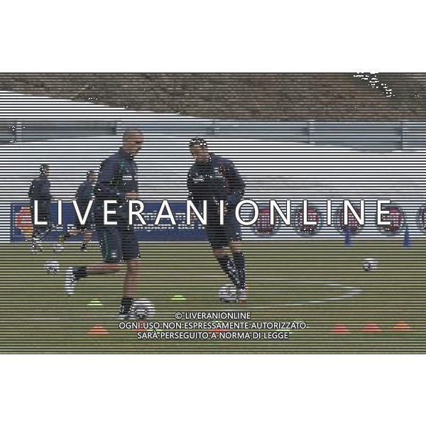 23-05-2010 Sestriere (TO) Allenamento Nazionale Pre Mondiale 2010 Nella foto: Bonucci e Pazzini ©falzone/ALDO LIVERANI