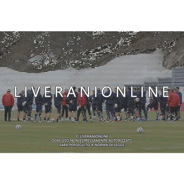 23-05-2010 Sestriere (TO) Allenamento Nazionale Pre Mondiale 2010 Nella foto: lippi e il gruppo in allenamento / italia nazionale ©falzone/ALDO LIVERANI