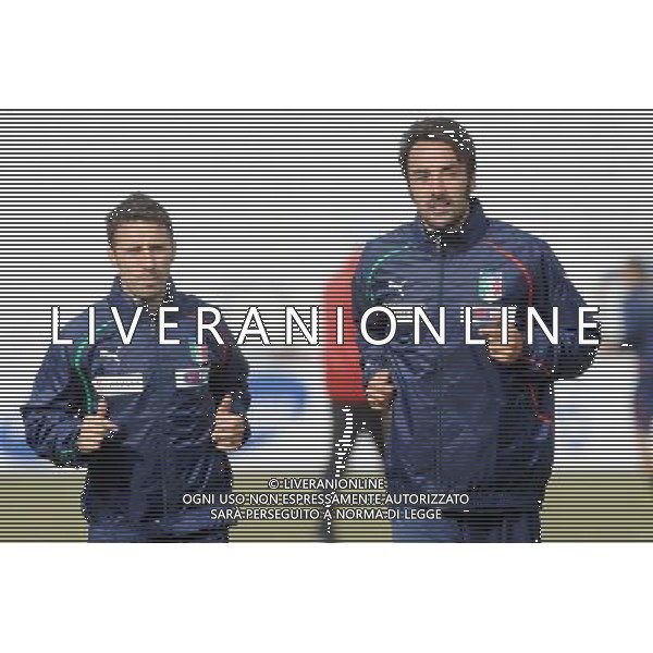 23-05-2010 Sestriere (TO) Allenamento Nazionale Pre Mondiale 2010 Nella foto: Cossu e Cassani ©falzone/ALDO LIVERANI