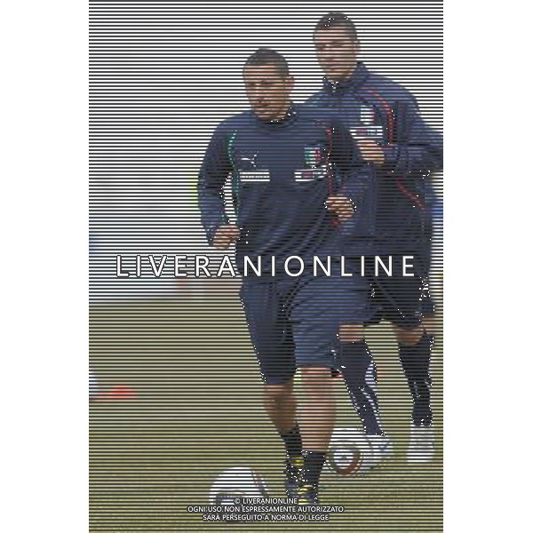 23-05-2010 Sestriere (TO) Allenamento Nazionale Pre Mondiale 2010 Nella foto: Palombo Bocchetti ©falzone/ALDO LIVERANI