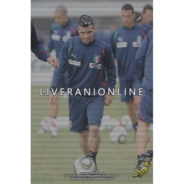 23-05-2010 Sestriere (TO) Allenamento Nazionale Pre Mondiale 2010 Nella foto: Di Natale ©falzone/ALDO LIVERANI