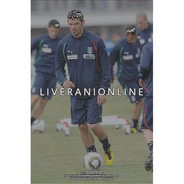 23-05-2010 Sestriere (TO) Allenamento Nazionale Pre Mondiale 2010 Nella foto: : Iaquinta ©falzone/ALDO LIVERANI