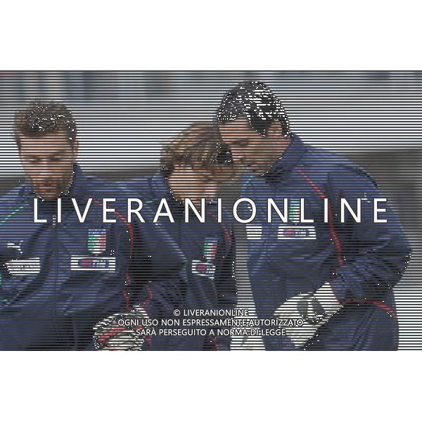 23-05-2010 Sestriere (TO) Allenamento Nazionale Pre Mondiale 2010 Nella foto: De Sanctis Marchetti e Buffon ©falzone/ALDO LIVERANI