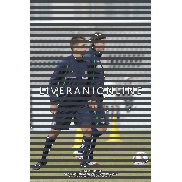 23-05-2010 Sestriere (TO) Allenamento Nazionale Pre Mondiale 2010 Nella foto: Montolivo Criscito ©falzone/ALDO LIVERANI