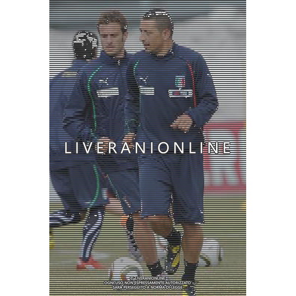 23-05-2010 Sestriere (TO) Allenamento Nazionale Pre Mondiale 2010 Nella foto: Palombo Gilardino ©falzone/ALDO LIVERANI