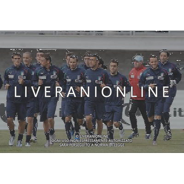 23-05-2010 Sestriere (TO) Allenamento Nazionale Pre Mondiale 2010 Nella foto: gruppo nazionale italia ©falzone/ALDO LIVERANI