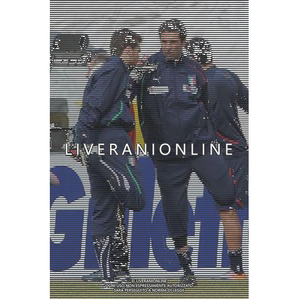 23-05-2010 Sestriere (TO) Allenamento Nazionale Pre Mondiale 2010 Nella foto: Buffon e De Sanctis ©falzone/ALDO LIVERANI