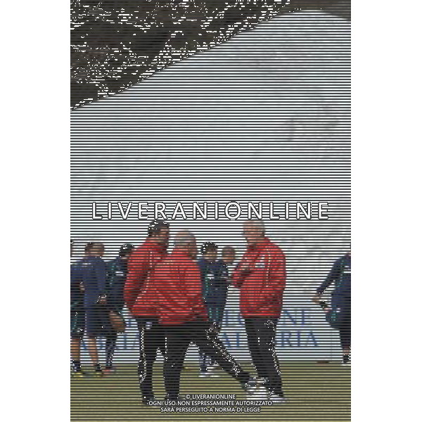 23-05-2010 Sestriere (TO) Allenamento Nazionale Pre Mondiale 2010 Nella foto: Lippi Peruzzi e Pezzotti ©falzone/ALDO LIVERANI