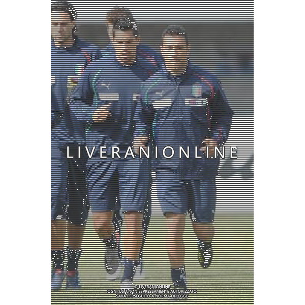 23-05-2010 Sestriere (TO) Allenamento Nazionale Pre Mondiale 2010 Nella foto: Borriello Quagliarella ©falzone/ALDO LIVERANI