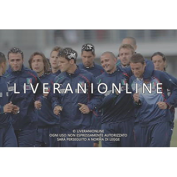 23-05-2010 Sestriere (TO) Allenamento Nazionale Pre Mondiale 2010 Nella foto: Pazzini Maggio Pepe Marchisio ©falzone/ALDO LIVERANI