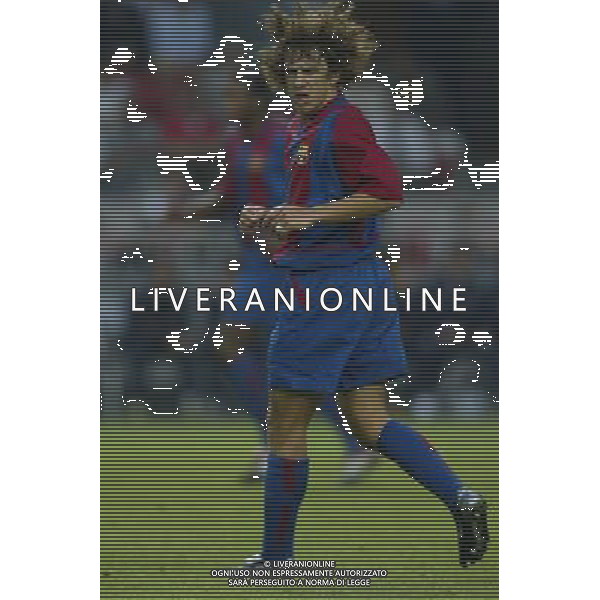 BARCELLONA CALCIO 2003 NELLA FOTO PUYOL CARLES FOTO ALDO LIVERANI