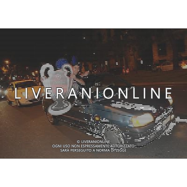 MILANO 22/5/2010 TIFOSI DELL\' INTER FESTEGGIANO IN PIAZZA CASTELLO FOTO ROMANO/AG ALDO LIVERANI