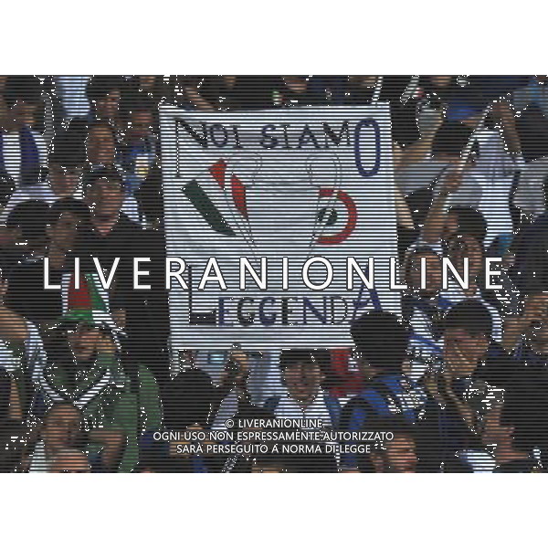 MILANO 22/5/2010 MAXISCHERMO ALL\' ARENA CIVICA PER SEGUIRE LA FINALE DI CHAMPIONS LEAGUE INTER-BAYER FOTO ROMANO/AG ALDO LIVERANI