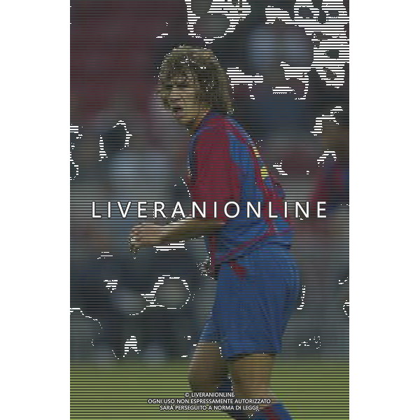 BARCELLONA CALCIO 2003 NELLA FOTO PUYOL CARLES FOTO ALDO LIVERANI