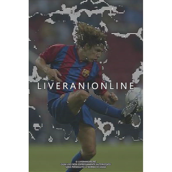 BARCELLONA CALCIO 2003 NELLA FOTO PUYOL CARLES FOTO ALDO LIVERANI