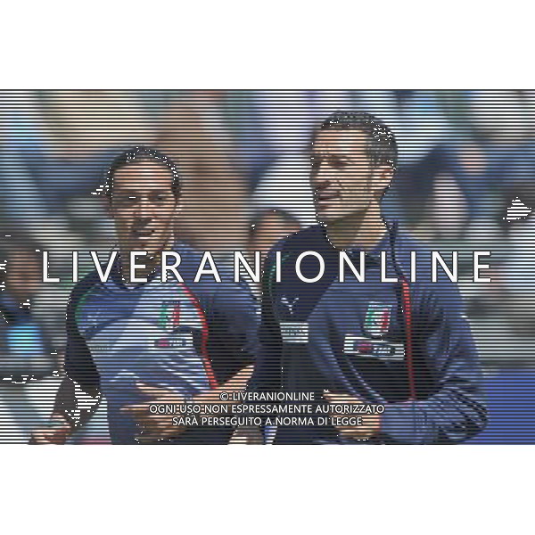 Sestriere 25-05-2010 Preparazione Nazionale Italiana Nella Foto: Camoranesi e zambrotta ©Alessandro Falzone/ALDO LIVERANI