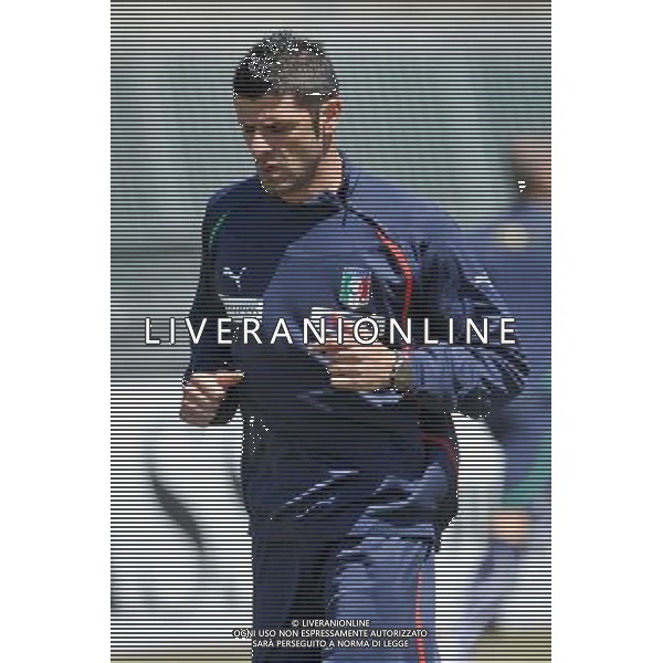 Sestriere 25-05-2010 Preparazione Nazionale Italiana Nella Foto: Iaquinta ©Alessandro Falzone/ALDO LIVERANI