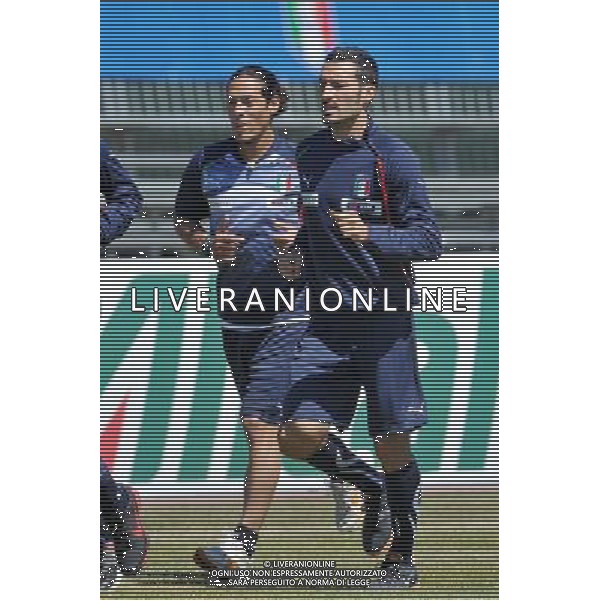 Sestriere 25-05-2010 Preparazione Nazionale Italiana Nella Foto: Zambrotta camoranesi ©Alessandro Falzone/ALDO LIVERANI