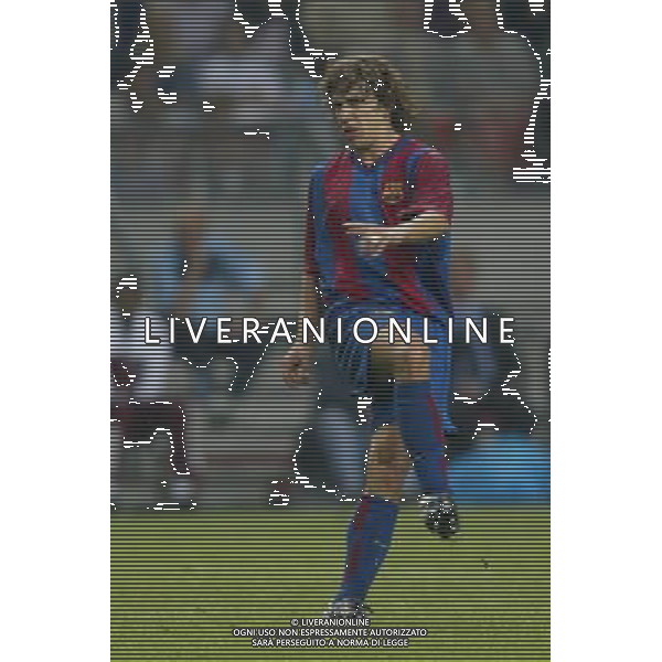 BARCELLONA CALCIO 2003 NELLA FOTO PUYOL CARLES FOTO ALDO LIVERANI