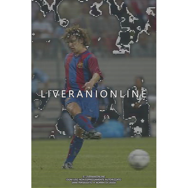 BARCELLONA CALCIO 2003 NELLA FOTO PUYOL CARLES FOTO ALDO LIVERANI
