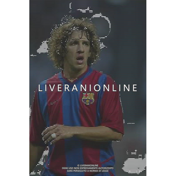 BARCELLONA CALCIO 2003 NELLA FOTO PUYOL CARLES FOTO ALDO LIVERANI