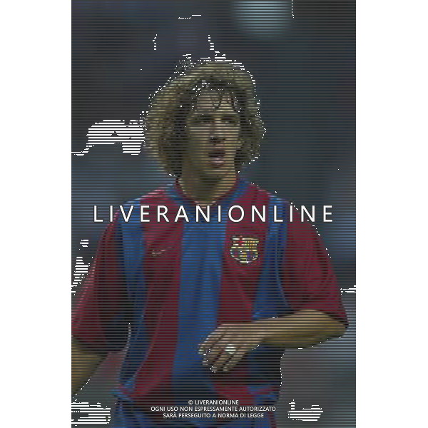 BARCELLONA CALCIO 2003 NELLA FOTO PUYOL CARLES FOTO ALDO LIVERANI