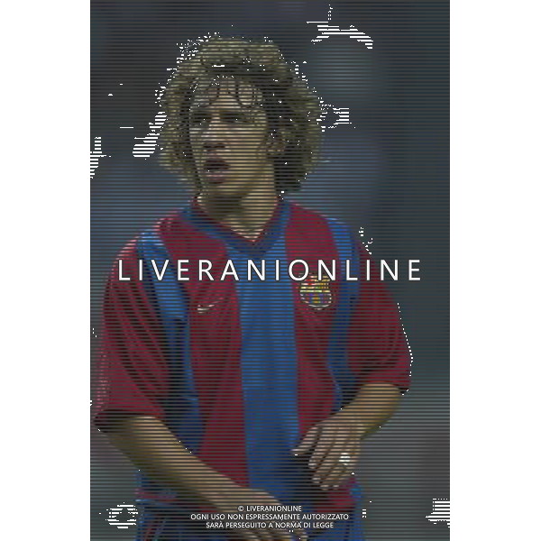 BARCELLONA CALCIO 2003 NELLA FOTO PUYOL CARLES FOTO ALDO LIVERANI