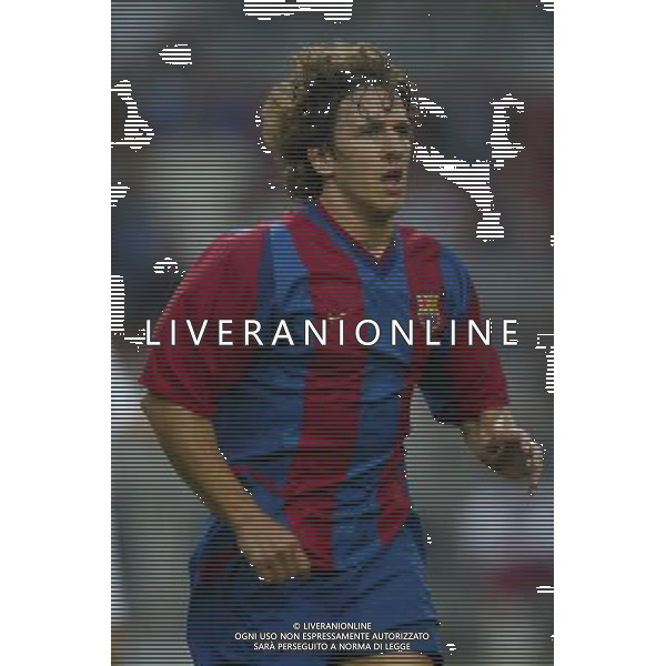 BARCELLONA CALCIO 2003 NELLA FOTO PUYOL CARLES FOTO ALDO LIVERANI