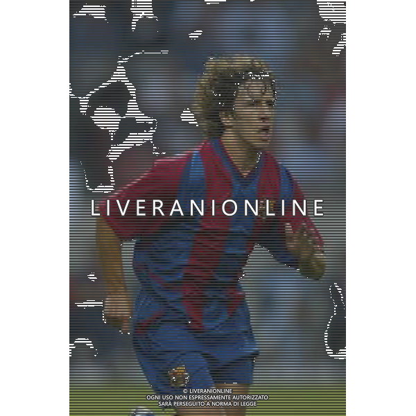 BARCELLONA CALCIO 2003 NELLA FOTO PUYOL CARLES FOTO ALDO LIVERANI