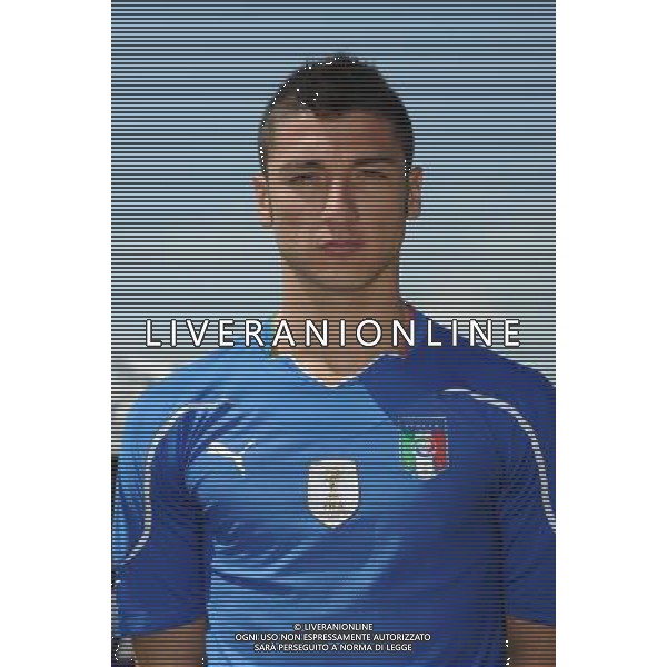 SESTRIERE ( TO) PRIMI PIANI NAZIONALE ITALIANA CALCIO. MONDIALI SUD AFRICA 2010 COPPA DEL MONDO NELLA FOTO: SALVATORE BOCCHETTI © UFFICIO STAMPA FIGC - AG. ALDO LIVERANI SAS